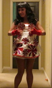 Katy Perry Peppermint Dress Front