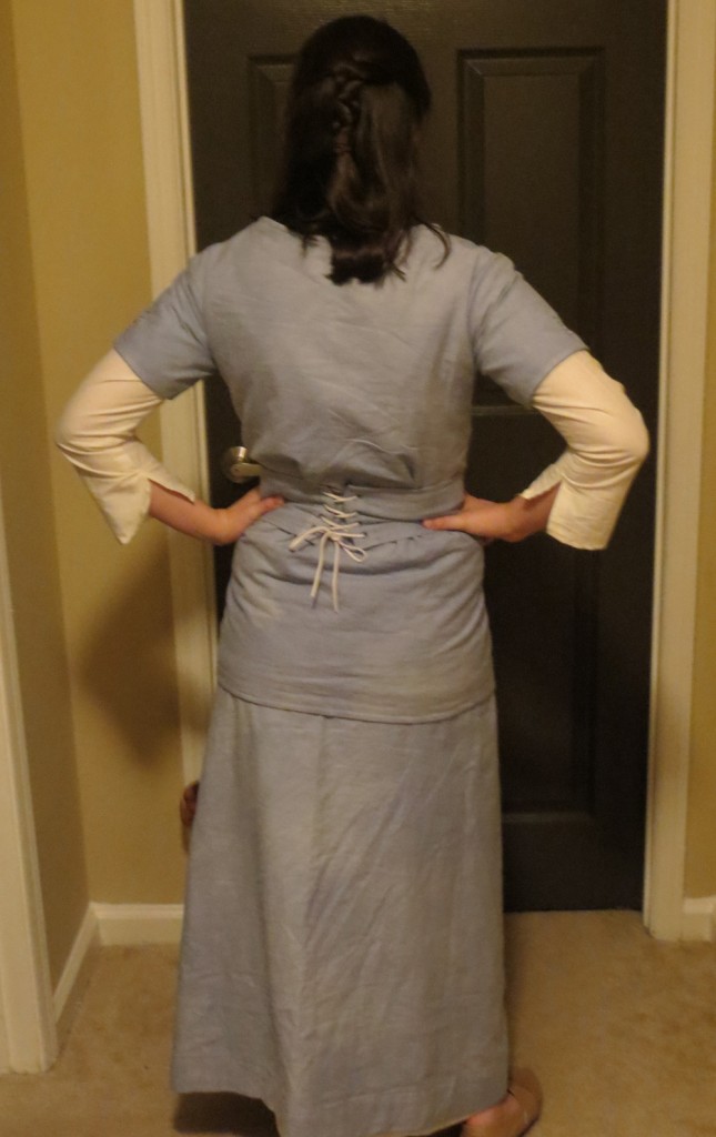 Skyrim Commoner Dress Back